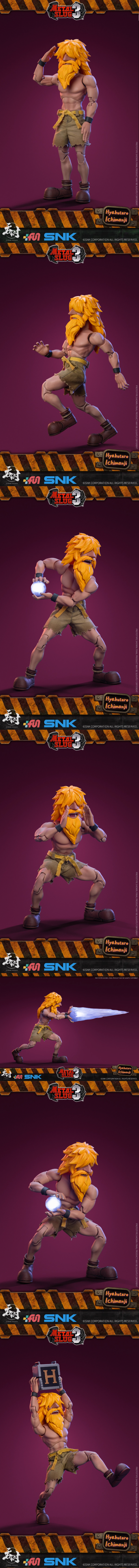 吞时工作室 SNK 合金弹头 一文字百太郎 可动手办