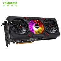 华擎 （ASRock） AMD RADEON RX7600 CL 挑战者 8G OC 电竞游戏显卡 RX 7600 PG 8GO 幻影电竞