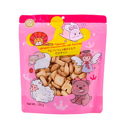 马卡兰 进口泰国马卡兰字母数字造型牛奶味饼干100g儿童零食糕点代餐童趣