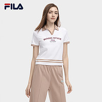 抖音超值购：FILA 斐乐 短袖运动POLO衫 F11W329114F