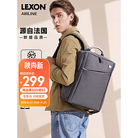 LEXON 乐上 双肩包商务笔记本电脑包14/15.6/16英寸旅行背包时尚男士书包灰色