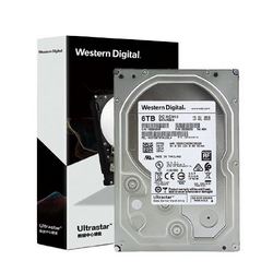 Western Digital 西部数据 hc310 空气盘 企业级硬6TB nas台式机Sata机械CMR垂直