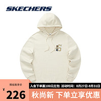 SKECHERS 斯凯奇 2022年秋季爆笑怪兽系列男子加绒针织连帽卫衣外套L422M025029YL