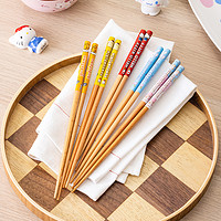 Hello Kitty hellokitty筷子卡通家用一双榉木筷子单人装创意有趣网红一人一筷