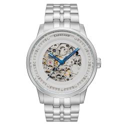 thomas earnshaw 男士 meridian 43 毫米自动腕表 - 银色 【美国