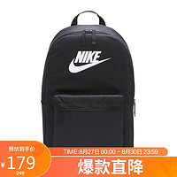 NIKE 耐克 男女包双肩包背包HERITAGE 休闲包 DC4244-010黑色中号