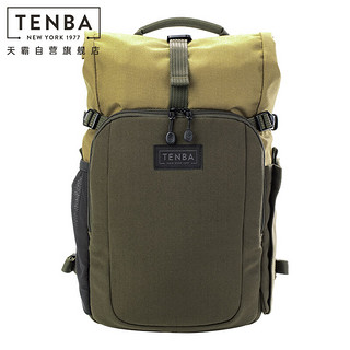 TENBA 天霸 摄影包双肩休闲微单相机包 富尔顿Fulton v2 橄榄色10L 637-731