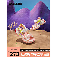 SKECHERS 斯凯奇 2022年夏季系列休闲时尚机甲凉鞋896124WPK35