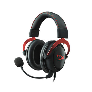 HYPERX 极度未知 Cloud 2 飓风 耳罩式头戴式有线耳机 黑红 3.5mm