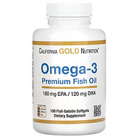 California Gold Nutrition CGNOmega-3深海鱼油 100粒