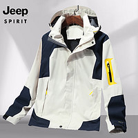 JEEP SPIRIT 情侣款户外防风防水冲锋衣