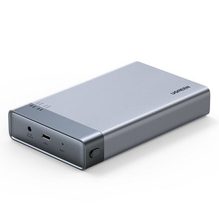 UGREEN 绿联 2.5英寸 双盘位 SATA硬盘盒 USB 3.1 Gen2 Type-C 80857