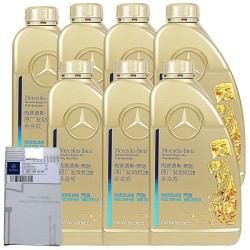 梅赛德斯奔驰 原厂机油  15款后 c180l c200l 7升 机滤