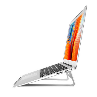 UP 埃普 铝合金笔记本支架手提电脑架子悬空底座散热器桌面增高便携打字办公适用于macbook支撑架游戏本立式托架
