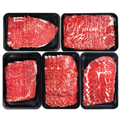 京东精选 澳洲谷饲和牛M5原切牛肉片200g*5盒