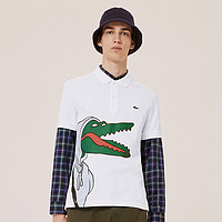 LACOSTE 拉科斯特 两扣翻领 情侣装短袖POLO衫