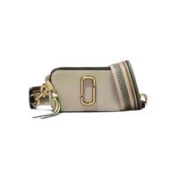 MARC JACOBS 马克·雅克布 SNAPSHOT系列 女士斜挎相机包 M0012007 银灰色/亮黄色 小号
