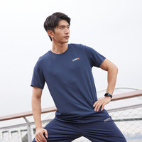 361°夏季新款男式速干透气跑步服宽松轻薄套头T恤短袖