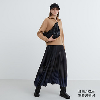 优衣库设计师合作款女装UNIQLO : C柔软绵羊毛半拉链针织衫462018