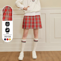 半身裙女短裙JK学院风高腰显瘦格纹百褶裙半身裙女