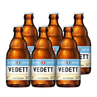 抖音超值购：VEDETT 白熊 啤酒比利时原瓶进口啤酒精酿白啤 330ml*6瓶装（部分临期)）
