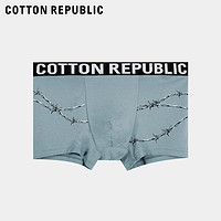 cotton REPUBLIC 棉花共和国 男士平角内裤莫代尔性感印花中腰男裤