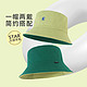  CACUSS 帽子女春新款渔夫帽双面戴男士遮阳帽百搭太阳帽大头围显脸小盆帽　