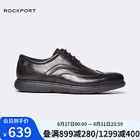 ROCKPORT 乐步 春秋款男鞋商务休闲鞋简约商务职场系带皮鞋翼纹单鞋CH4999 CH4999 43/9-