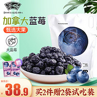 浙梅 加拿大蓝莓干500g/袋 无添加剂 进口 蜜饯果脯颗粒ZM果干