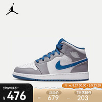 耐克（NIKE）AIR JORDAN 1 MID (GS) AJ1 运动鞋 DQ8423-014 35.5