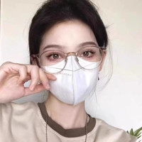 目匠 超轻透明茶色近视眼镜框女可配镜片纯钛小框圆框小脸TR90眼睛镜架