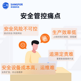 SANGFOR 深信服科技 SASE-AC 企业上网行为管理SASE-AC 上网行为审计管控 信息防泄密 动态流控等