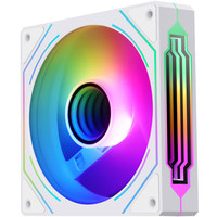 Segotep 鑫谷 幻变12ARGB白色正向机箱风扇/12CM散热风扇/PWM温控/神光同步5V3针可多颗串联/无限镜设计