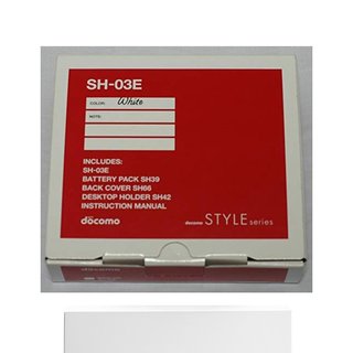 都客梦 STYLE 系列 SH-03E 白色 翻盖手机夏普 SHARP