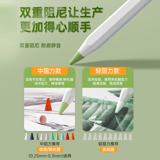 shezi 奢姿 apple pencil苹果电容笔笔尖套Ipencil二代一代通用平替耐磨静音