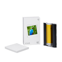 Xiaomi 小米 背胶相纸套装 3英寸 （相纸40张+色带1个）