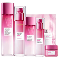 巴黎欧莱雅 L'OREAL PARIS欧莱雅女士护肤化妆品礼盒套装（补水保湿、淡化细纹、提拉紧致）护肤品女 清润葡萄籽六件套洁面+水+乳液+膜力霜+膜力水+乳