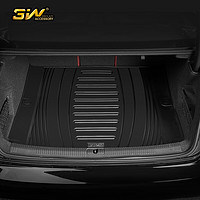 3W 适用奥迪A6L专用汽车后备箱垫TPE防水高边尾箱垫专车/19-24款