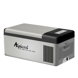 Alpicool 冰虎 车载冰箱压缩机制冷车家两用冷冻冷藏12v24v小型可结冰迷你冰箱 15升车家两用+德技压缩机+数显