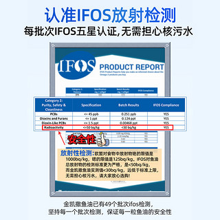 金凯撒 巴康明备考鱼油DHA补脑素改善学生成人增强补脑记忆力