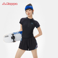 kappa分体泳衣女保守学生两件套2023遮肚显瘦温泉专业游泳衣