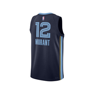 NIKE灰熊队莫兰特Dri-FIT SW男球衣速干篮球服NBA-耐克运动背心DN2010 灰熊队/莫兰特 XS