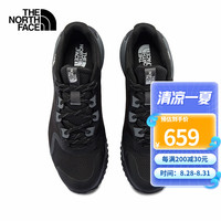 北面(The North Face)徒步鞋男鞋春夏户外运动鞋舒适透气徒步登山鞋轻便缓震休闲鞋 NY7/黑色 41