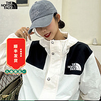 北面（The North Face）冲锋衣款2023春夏上衣夹克户外运动舒适透汽防风休闲外套 Q4C/白色 XL