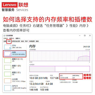 Lenovo 联想 32GB DDR4 2666 笔记本内存条