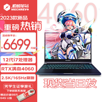 机械革命 极光E-12代 i7/4060/2.5K/165Hz 16G/NVMe512G固态 游戏本