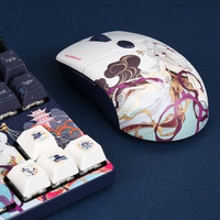 VARMILO 阿米洛 鼠标VM01-V2嫦娥机械键盘2.4G办公女生可爱樱花问鹤