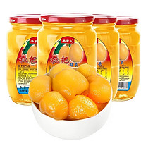 果家人 品牌厂家糖水枇杷罐头新鲜果肉美味水果食品闽南特产零食 428克*4瓶