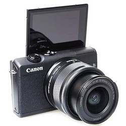 Canon 佳能 M200微单相机高清Vlog家用旅游竖拍4K摄像美颜自拍套机