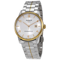 TISSOT 天梭 豪致系列 银色表盘双色机械男表 T086.407.22.037.00